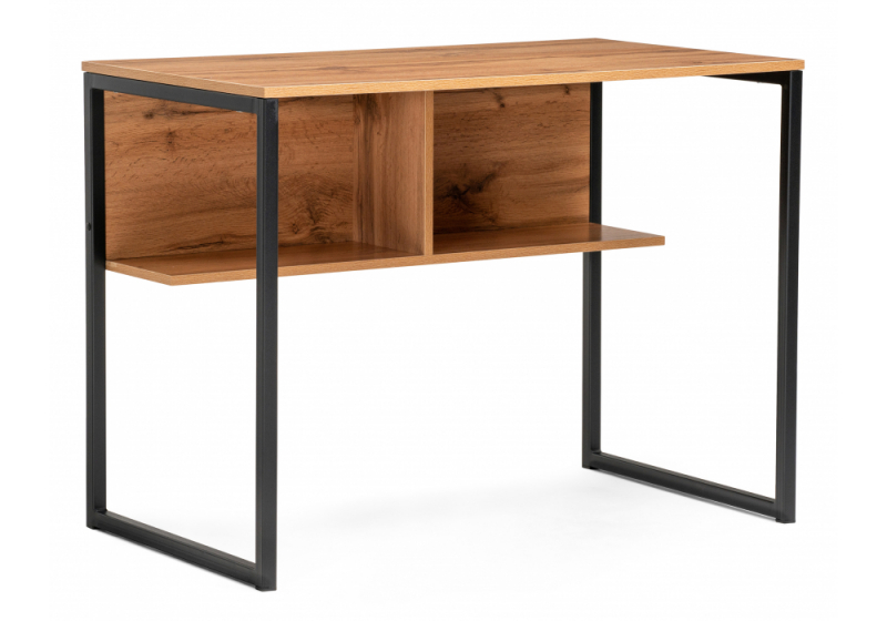 Компьютерный стол Клер Лофт дуб вотан / черный матовый (57x75). 